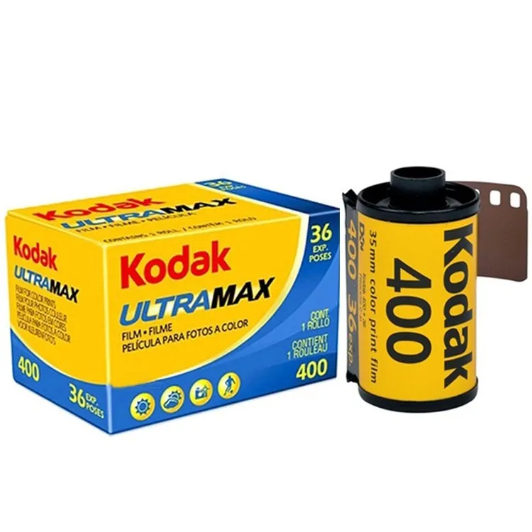 Kodak ultramax พิมพ์สี400ฟิล์ม135-36 35มม. 36ช่องเปิดรับแสงต่อม้วนเหมาะสำหรับกล้อง M35 / M38