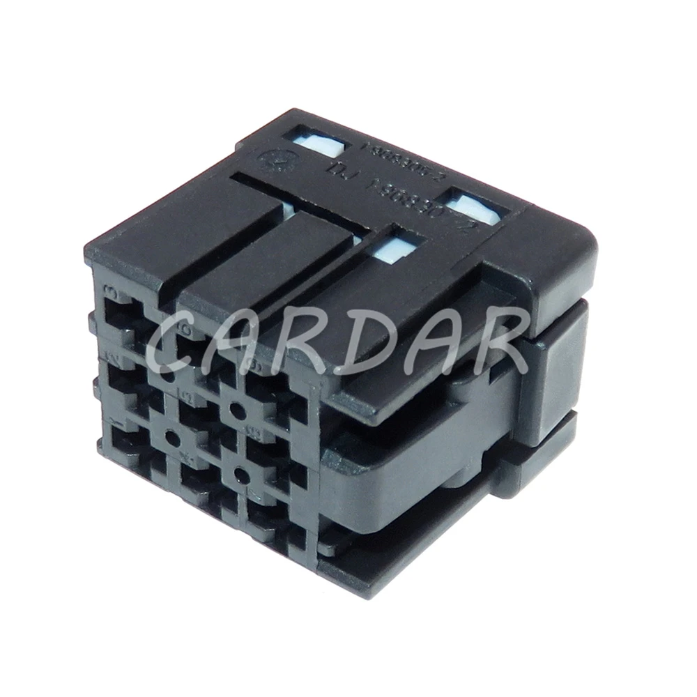 1 Set 9 Pin Car Plastic Housing Socket AC Assembly Automotive Power Amplifier Electric Wire Connector 1-968307-2 1-968305-2