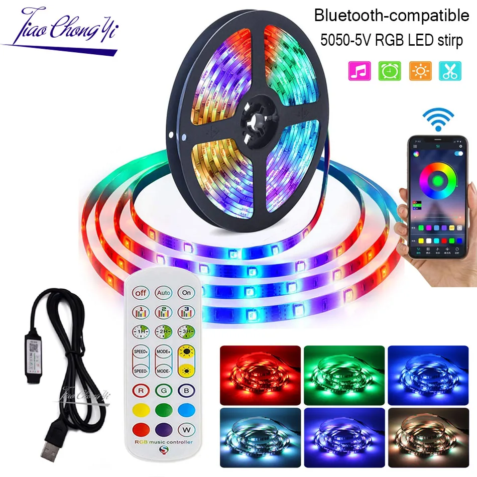 

Светодиодная RGB-лента для подсветки телевизора, 5 в пост. Тока