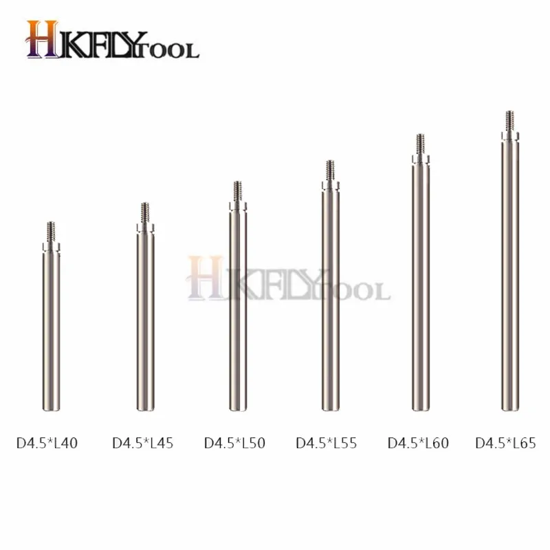 Stainless steels extension legs for indicator Extension Stem Rods For Dial Indicators Probe Connecting Rod HSS M2.5*10mm-100mm