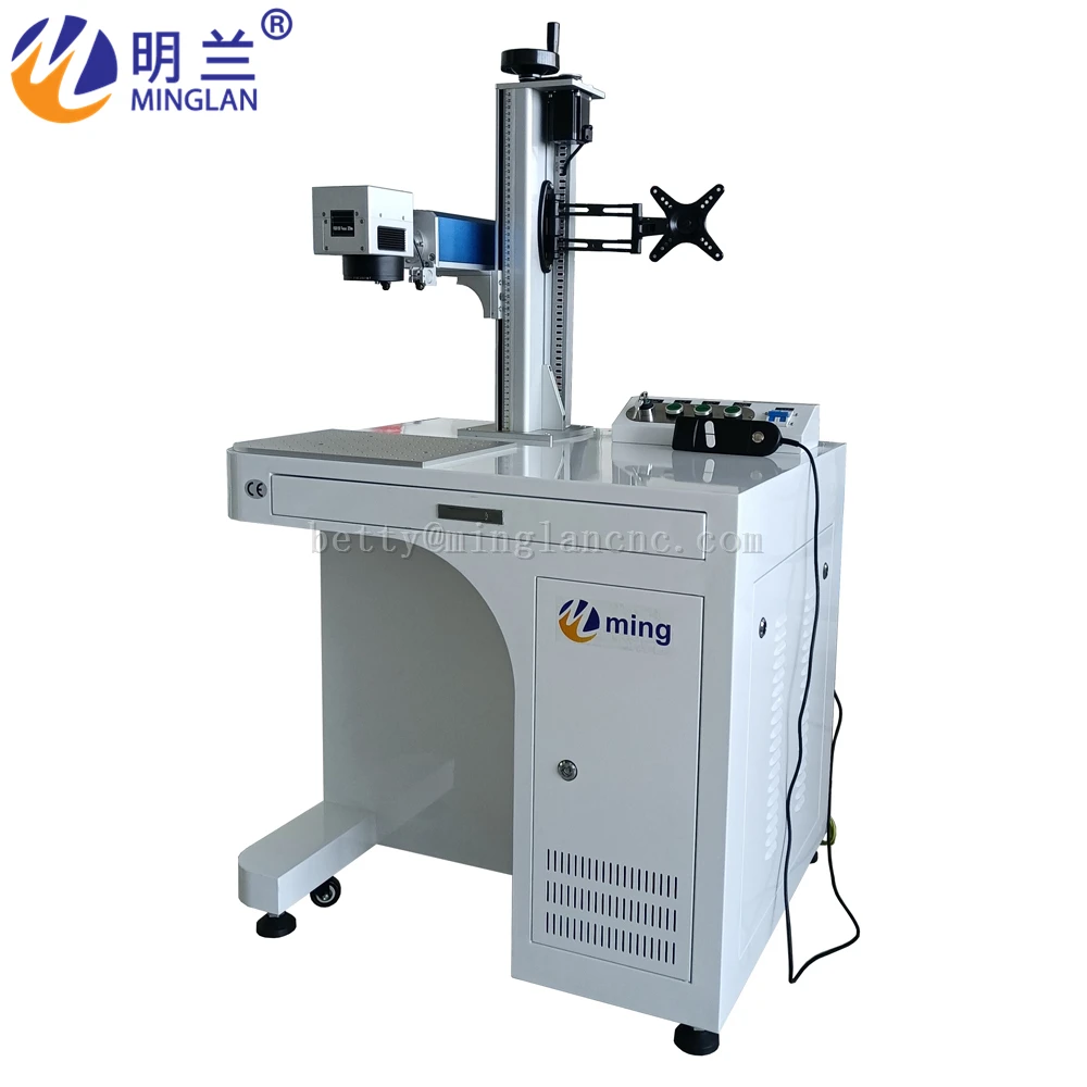 20W 30W 50W 60W 100W 120W Auto Focus Fiber Laser Marking Machine