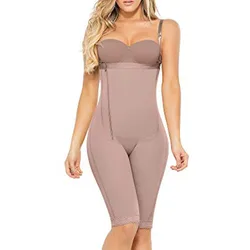 Post Surgical High Compression Bodysuit One-Piece Shapewear High Compression Faja Waist Trainer Colombian Girdles