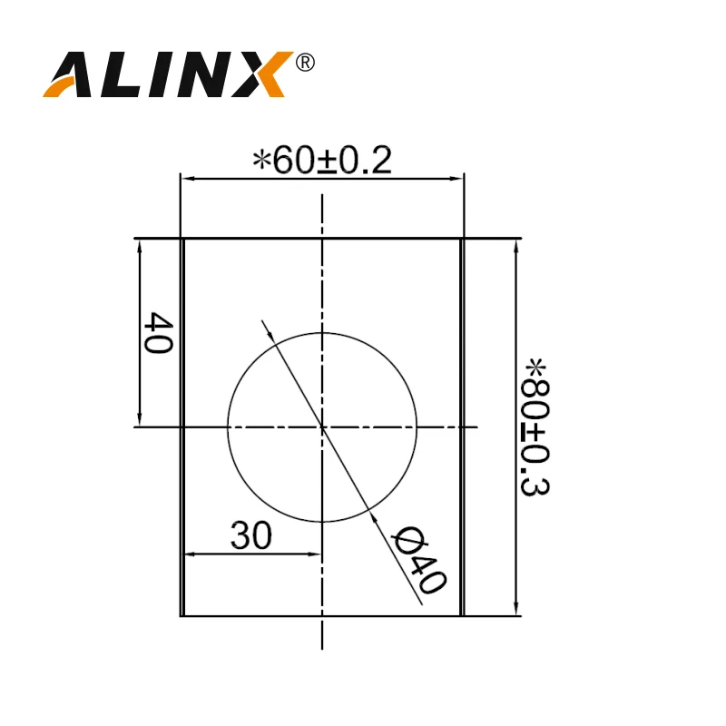 ALINX FAN4040: özelleştirilmiş soğutma fanı 12V DC güç kaynağı arayüzü