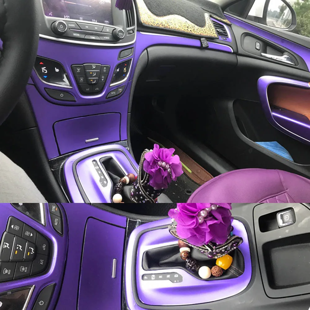 

Car-Styling 3D 5D Carbon Fiber Car Interior Center Console Color Change Molding Sticker Decals For Buick Regal 2014-2016