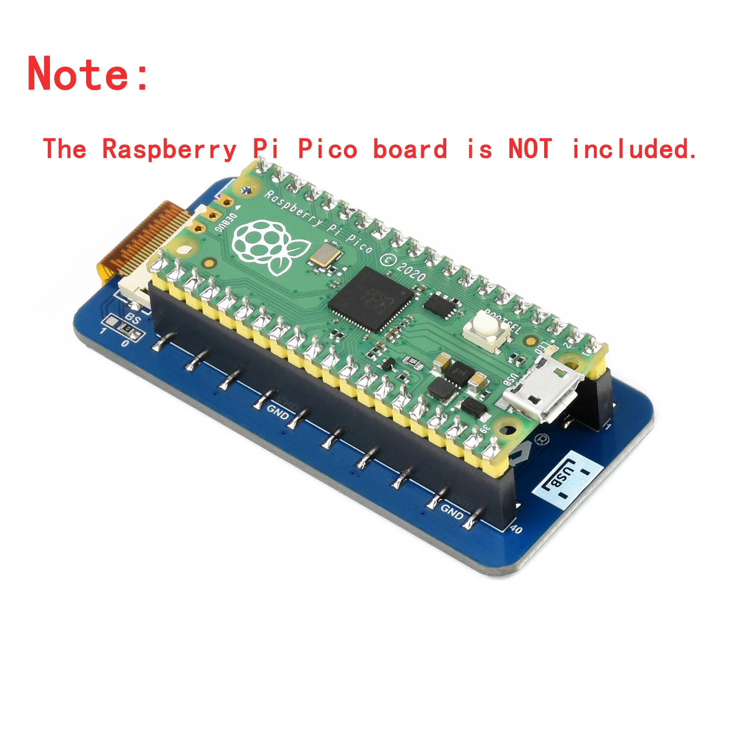 2.13Inch 250X122 E-Giấy Eink Màn Hình Hiển Thị Màn Hình Module Đột Phá Kính Mũ Cho RPI Raspberry Pi PICO W H WH RP2040 Mở Rộng Ban