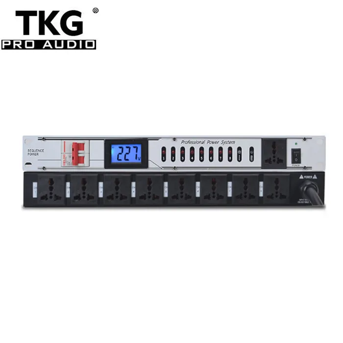 TKG sound system stage performance 8 channel sequencer power professional power sequencer power sequence controller