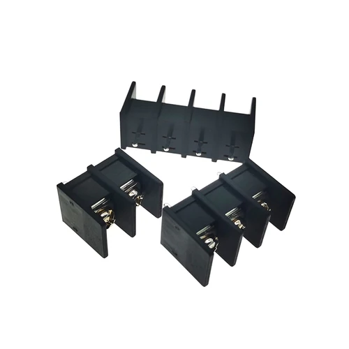 Imagen 2 del producto Tornillo de barrera PCB, paso de bloque de terminales de 10mm, 55C-B, ángulo recto 2/3/4/5/6/7/8P, conector de Cable Bornier 20A, 2 uds.