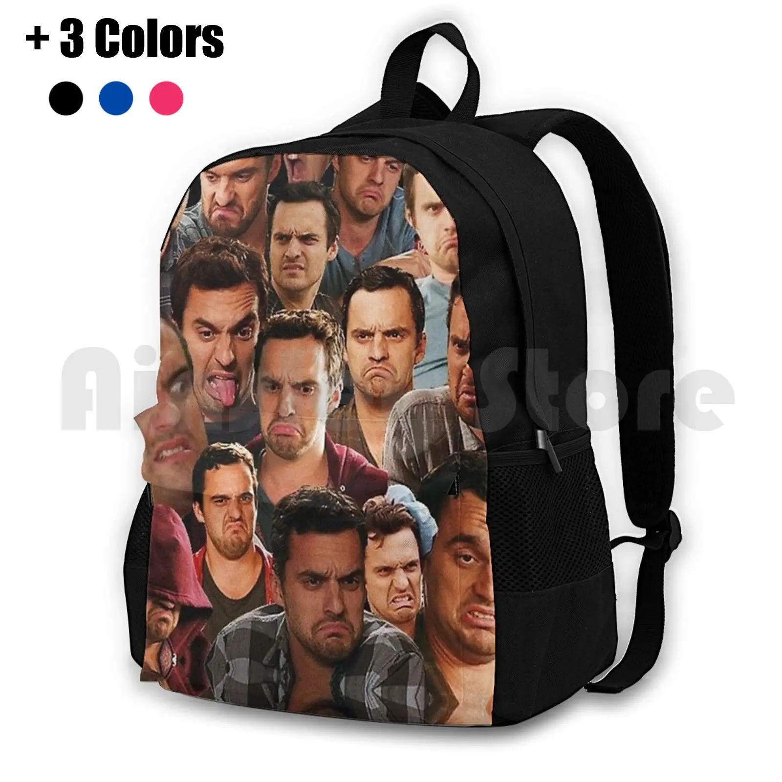 New Girl-Nick Miller Outdoor Hiking Backpack Riding Climbing Sports Bag New Girl New Girls Jake Johnson Nick Miller Nick Jake