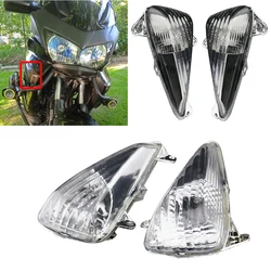 e MARK Motorbike Front Turn Signal Lights Indicator Lamp Blinker Clear Lens Cover For Honda CBF 600S VARADERO 1000 2004-2016