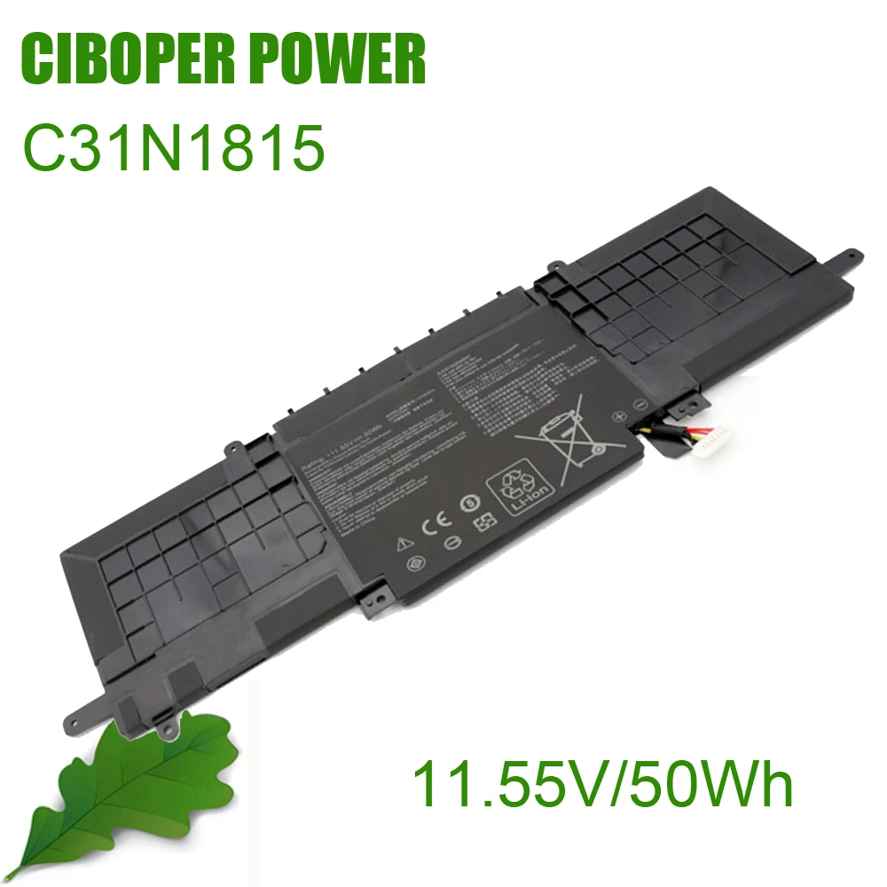 

CP Genuine New Laptop Battery C31N1815 11.55V 50Wh For ZenBook 13 U3300FN UX333 UX333FA UX333FN BX333FN RX333FA RX333FN