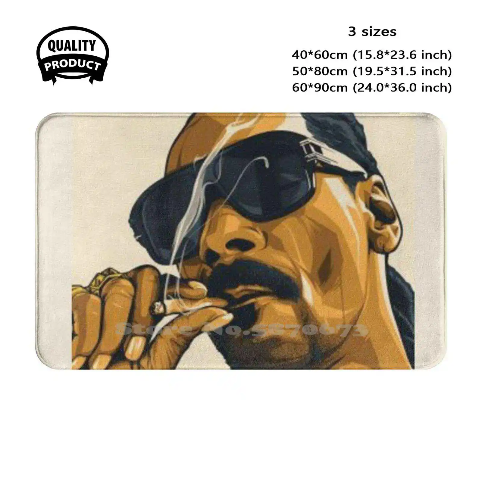 | Dr.Dre | Soft Cushion Home Carpet Door Mat Car Rug Hiphop Music California Drdre Westcoast Wiz Khalifa Losangeles Drake 420