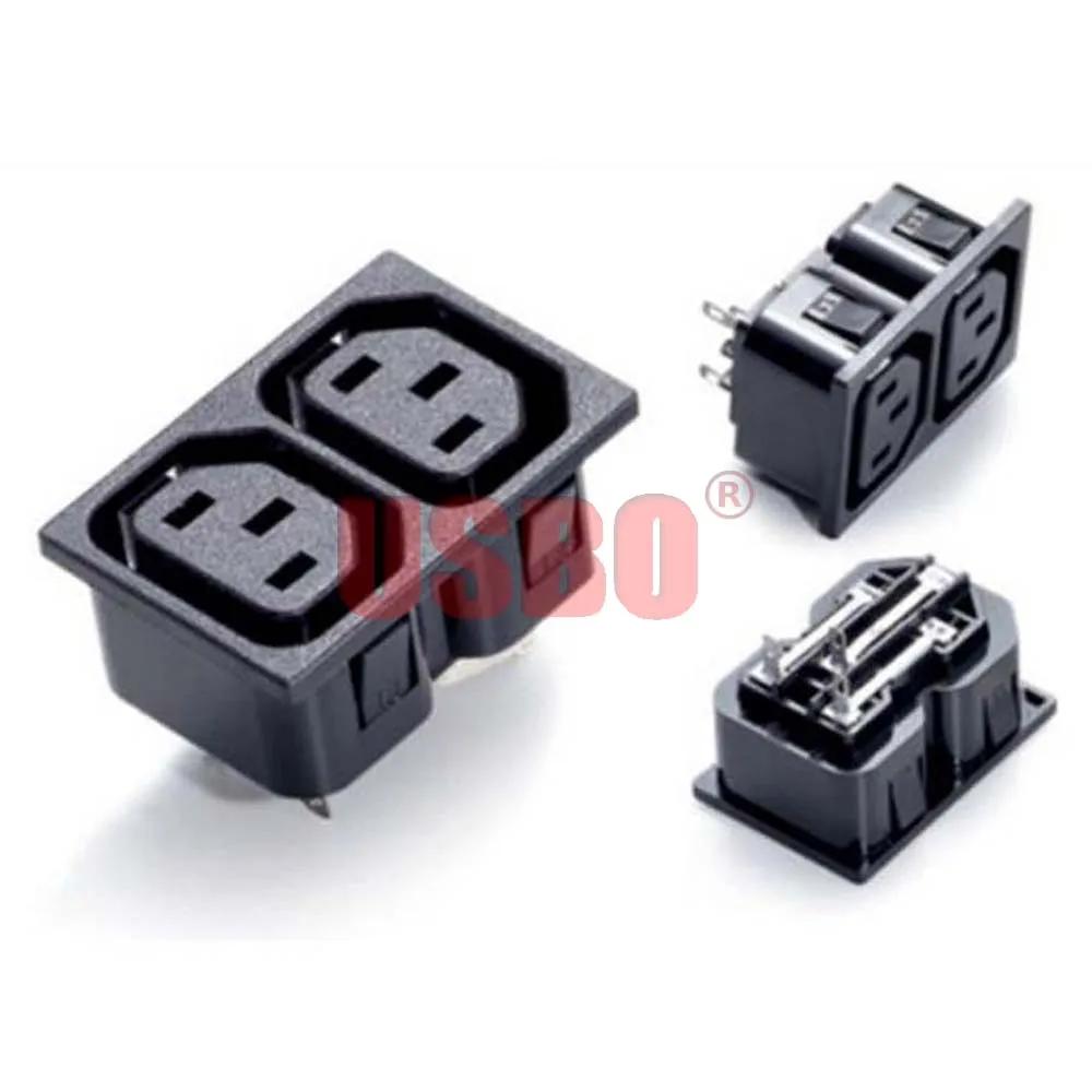 Поставка, черная медь, 10 А, 250 В, IEC-C13/C14, 2/3/4 разъема PDU, корпус, сервер, настольная розетка, универсальная электрическая розетка переменного тока