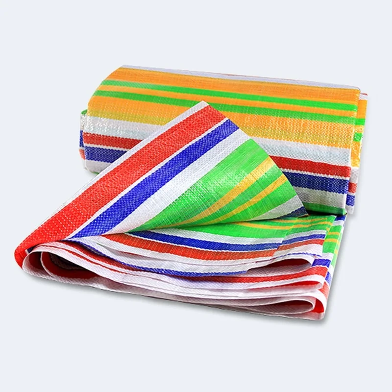 Thick 0.21mm PE Tarpaulin Rainproof Cloth Garden Greenhouse Succulent Plants Cover Waterproof Sunscreen Sunshade Cloth 5-Colors