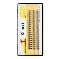 Kimcci-extensiones de pestañas postizas profesionales, maquillaje de visón 10D, individuales, 60 nudos/estuche