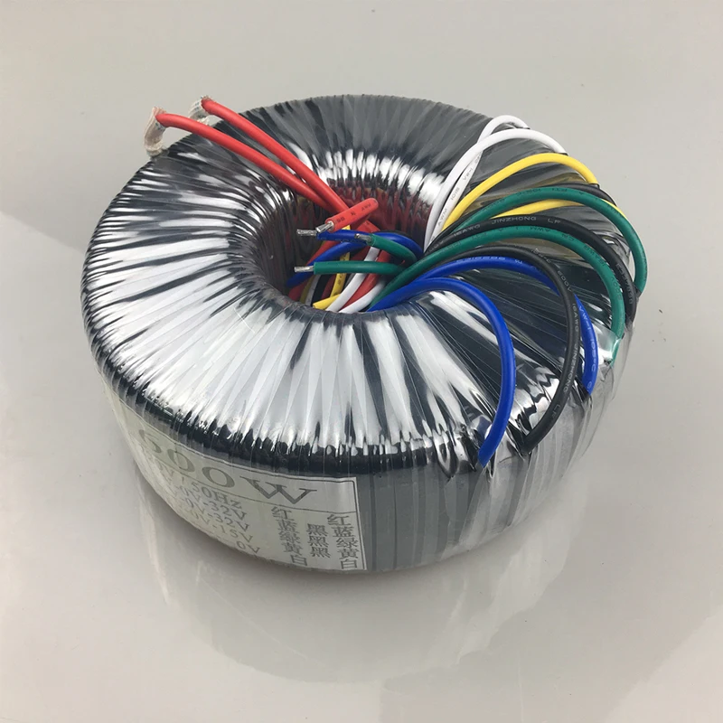 KYYSLB AC 220V 600WประเภทแหวนTransformer 220Vคู่ 32V/32V/15V 18V HIFIเครื่องขยายเสียงPower Supply Transformer
