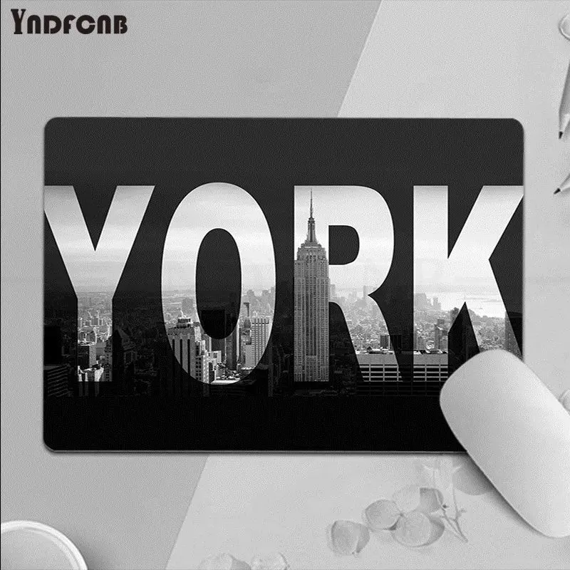 YNDFCNB Neue Ankünfte Neue York City Durable Gummi Maus Matte Pad Glatte Schreiben Pad Desktops Mate gaming maus pad