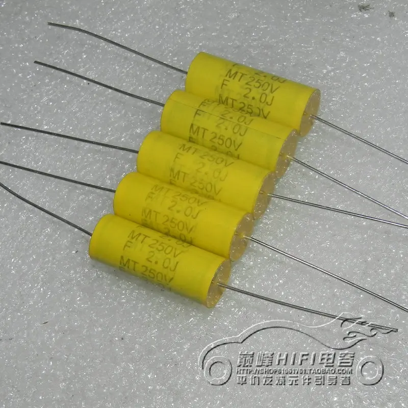 1pcs/1lot Taiwan Hualun FARADD MT 250v2uf 2.0uf 205j through-core metalized polyester film capacitor