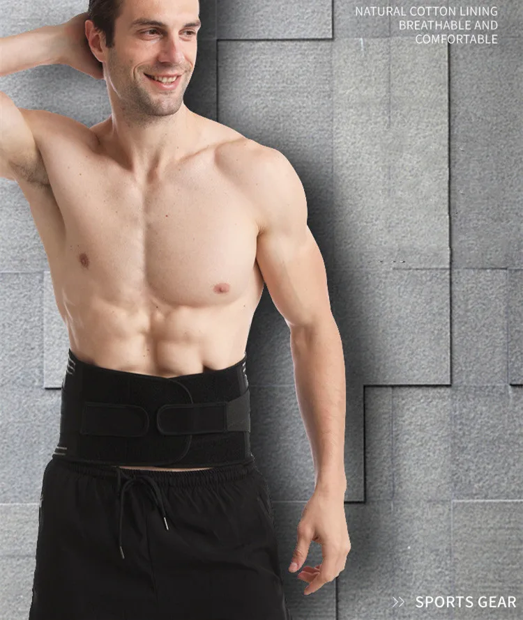 Doppel Zurückziehen Lenden Unterstützung Gürtel Taille Orthopädische Korsett Männer Frauen Wirbelsäule Dekompression Taille Trainer Brace Zurück Schmerzen Relief – Detail 1
