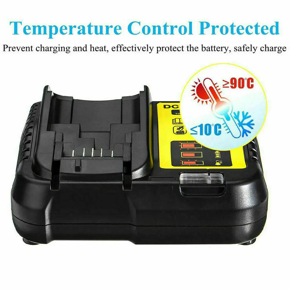 DCB112 DCB118 Lithium Battery Charger For dewalt 10.8V 12V 14.4V 18V 20V DCB206 DCB205 DCB204 DCB203 DCB120,DCB107 DCB115 DCB105