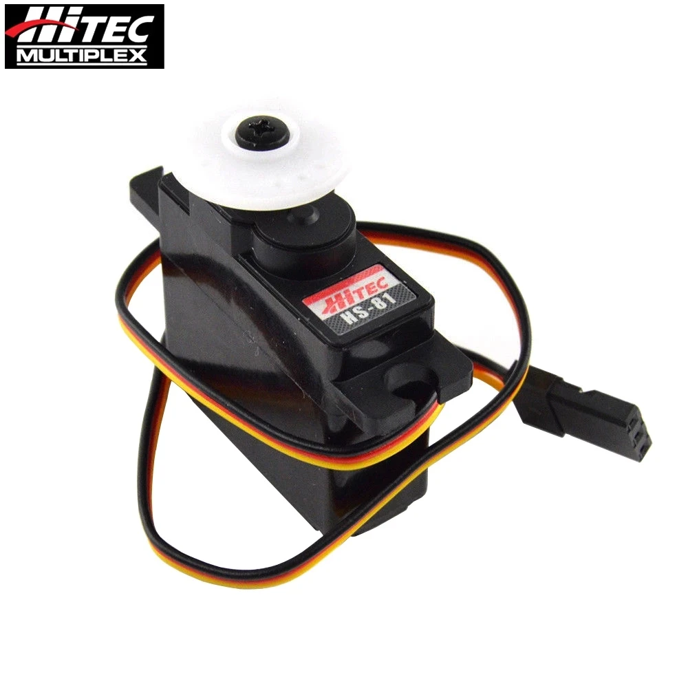 Original Hitec HS-81 12mm 4.8V-6.0V Micro Analog Servo 16,6g 2,6/3,1 kg For Airplanes Sailplanes Toys