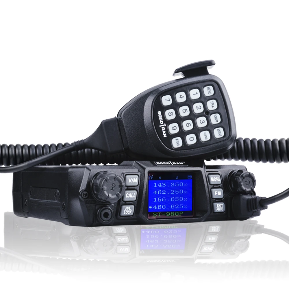 Imagem -02 - Transceptor de Rádio Automotivo Vhf 75w Uhf 55w Banda Dupla Estação de Transceptor para Veículos