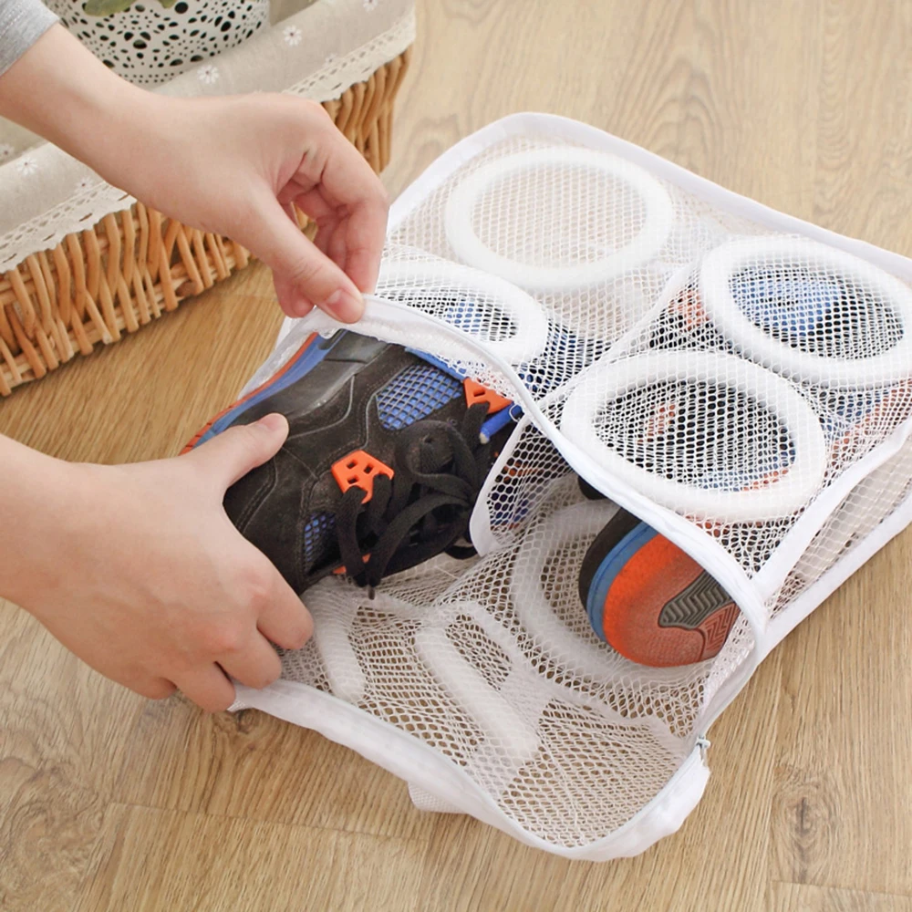 Shoes Airing Dry Tool Protective Organizer Lazy Shoes Washing Bags for Shoes Underwear Bra Mesh Laundry Bag Washing Bags