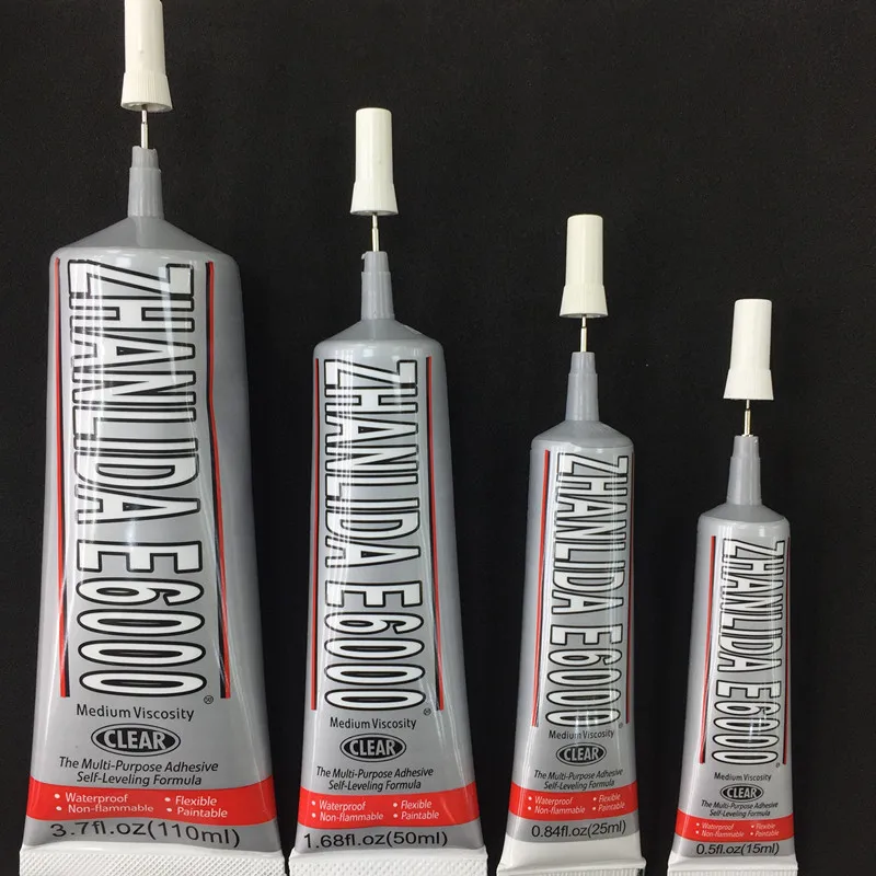 50ML Strength Super Adhesive Clear Liquid E-6000 Glue Diy Phone Case Crafts Pearls Jewelry Rhinestones