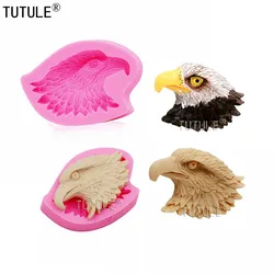 Bald Eagle Head Cabochon Silicone Rubber Flexible Food Safe -resin clay Mould,cupcake Eagle head silicone mold,Polymer Mould