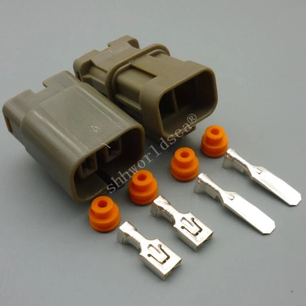 shhworldsea Male Female H20 Generator Auto Wire Heavy Current Connector MG-MG7 Air Cooler Fan Plug 7223-6224-40 7122-6224-40