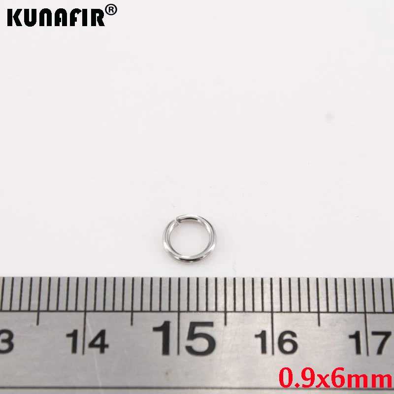 0.9 Mm-1.2 Mm Thép Không Gỉ Dây Thép Không Gỉ Nhảy Nhẫn Bộ 200-1000 Chiếc DIY Phụ Kiện Vòng Cổ Dây Xích các Bộ Phận