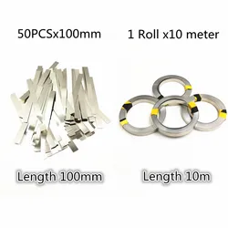 Nickel Plated Steel Strip Nickel Plate Strap Sheets For 18650 Li-ion Battery Spot Welding Machine Spot Welder Battery Welders