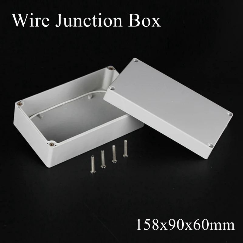 158x90x60mm ABS IP65 Waterproof Plastic Wire Junction Box Distribution Enclosure Project Case Electronic Terminal Instrument