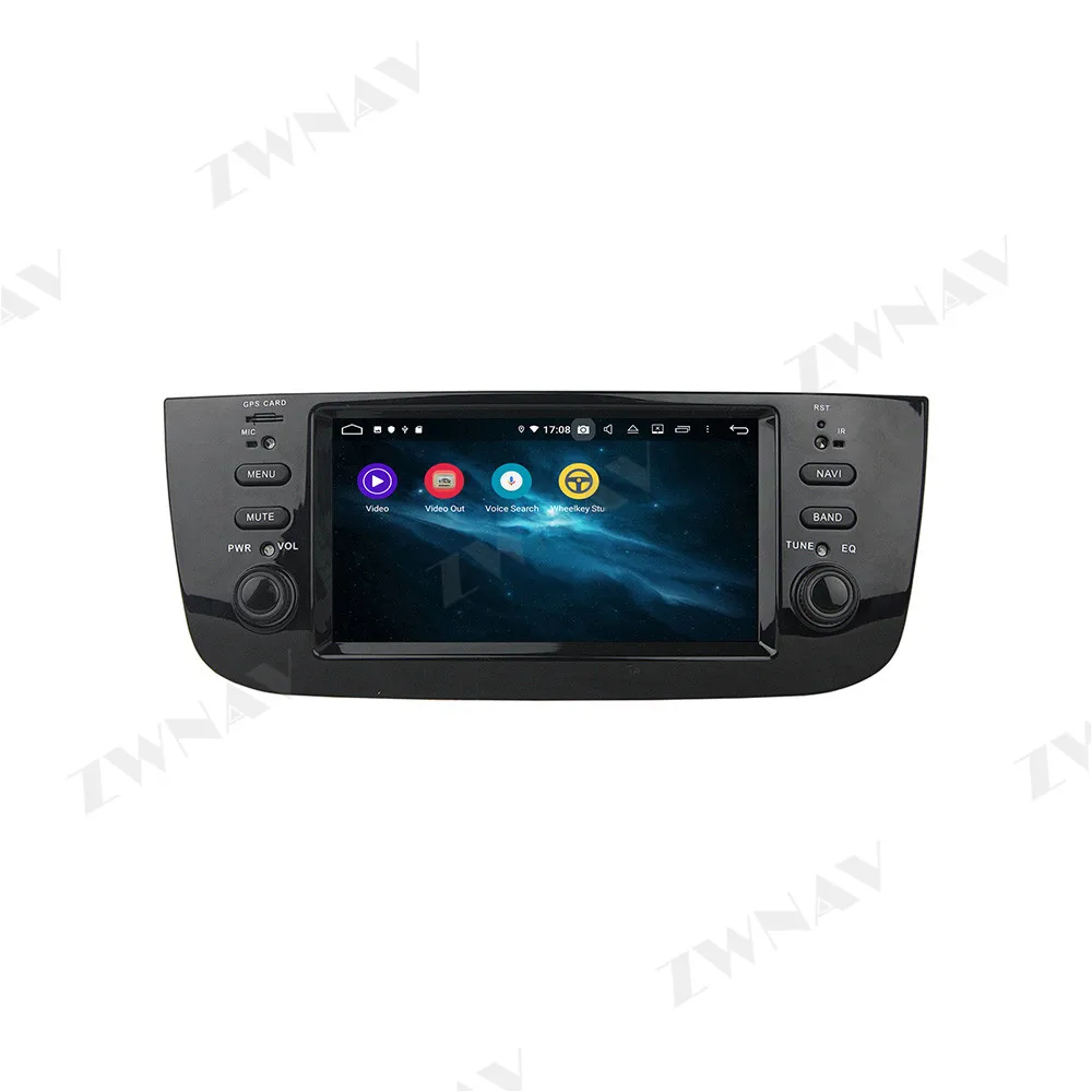 Android 10,0 IPS Bildschirm Für FIAT LINEA 2014-2015 Deckless Screen Auto Multimedia-Player Navigation Audio Radio Stereo GPS