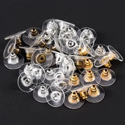 Louleur Rubber Ear Backs Stopper Earnuts Stud Earring Back Supplies For DIY Jewelry Findings Making Accessories Wholesale