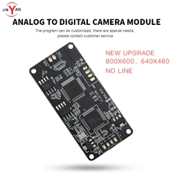 Analog to USB digital signal CVBS to USB camera snowflake AV TO USB video conversion module board