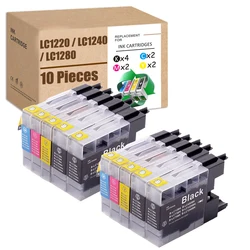 For Brother Printer Ink Cartridge LC1240 LC1280 LC1220 for MFC J5910DW MFC J6510DW MFC J6710DW J6910DW J280W J425W J825DW J835DW