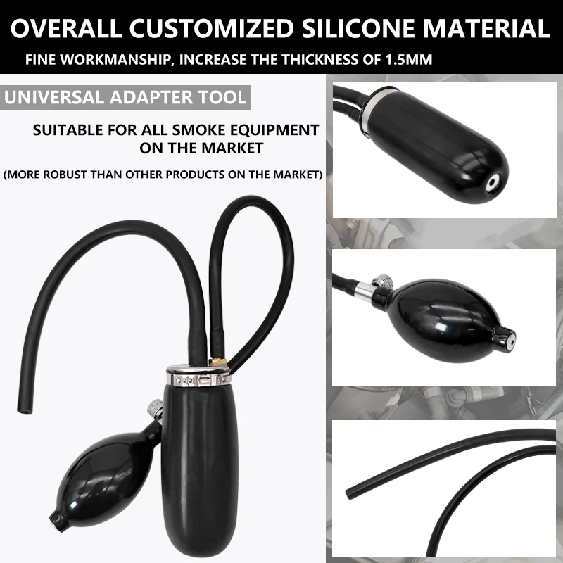 Universal Easy Intake Adapter Diagnostic Tool Quick Seal Entrance adapter Adapter for smoke leak detector Airbag tool