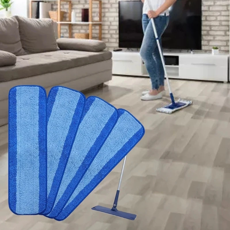 Microfiber Spray Mop หัวเปลี่ยนสำหรับ Bona ไม้เนื้อแข็งชั้นสเปรย์ Mop เปียก/แห้ง Mopping แผ่นทำความสะอาด1Pcs