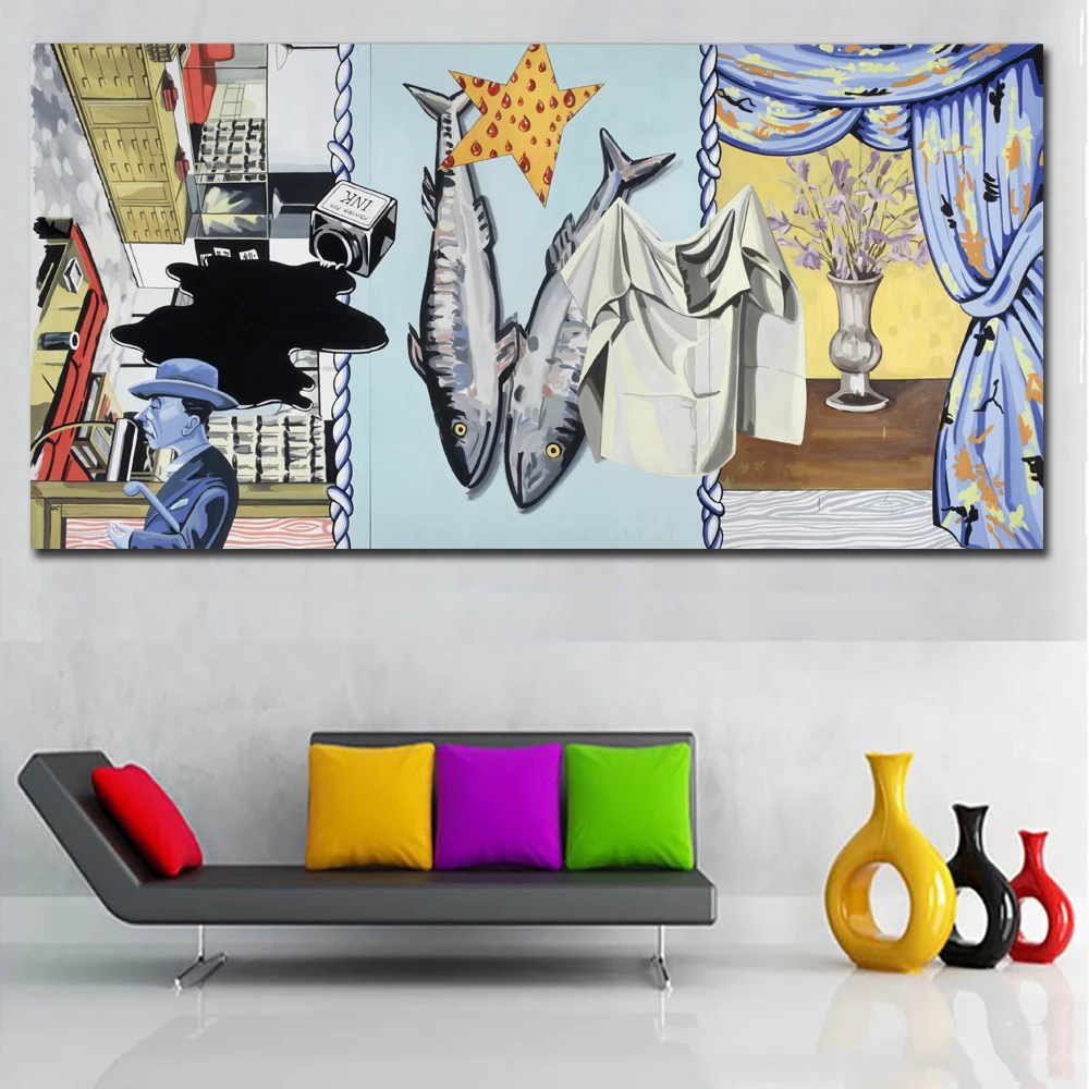 Modern Fashion Fantasty Art Canvas Painting Abstract Posters and Prints Wall Art Picture For Living Room Home Decor Frame
