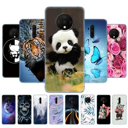 For oneplus 7T case For one plus 7T pro cover For oneplus 7T pro silicon case oneplus7T etui coque bag bumper 1+7T Panda cat