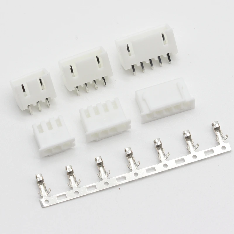 10Set XH2.54 2.54mm Pitch 2p 3p 4p 5p 6p 7p 8p 10p pin Connector Housing + Straight Pin Header + Terminal 2