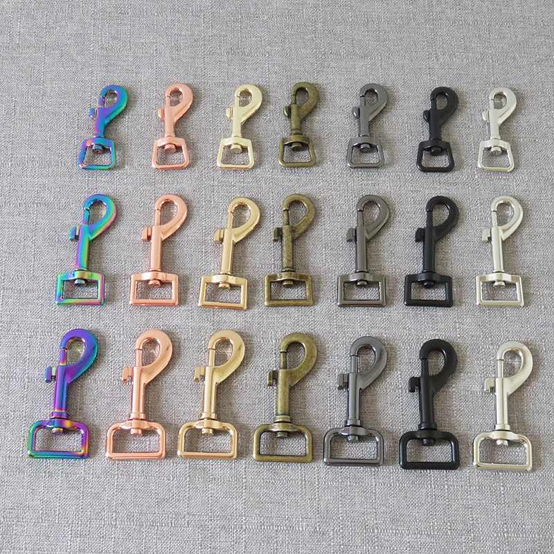 1 Pcs/Lot Metal Buckle Carabiner Hooks DIY Bag Dog Pet Leash Leads Belt Strap Clip Lobster Clasps Sewing Accessory Hardware