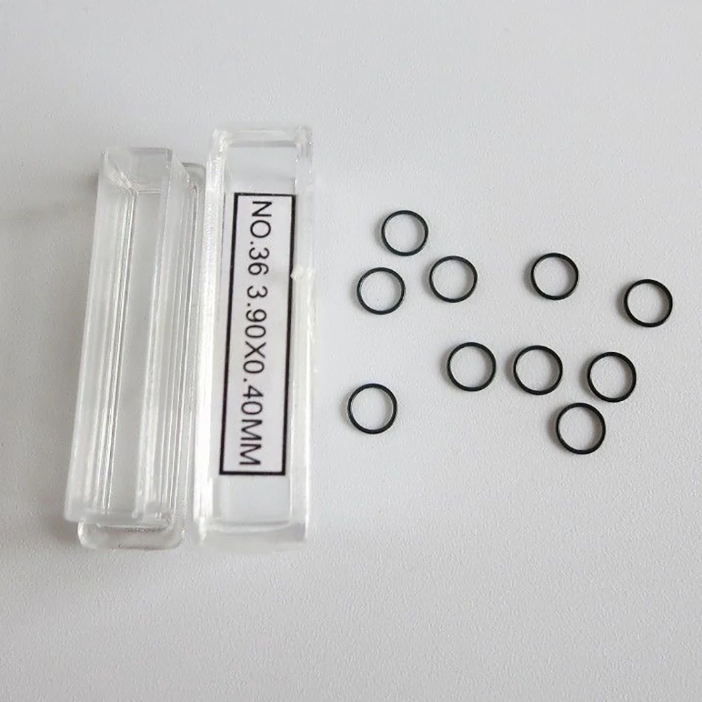 

390Pcs Watch Crown O-ring Assortment Waterproof Watch Crown Gasket ID 1.9-7.0mm Wholesale Lot Waterproof Circle Ring