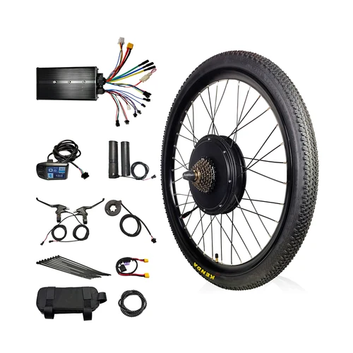 Imagen 1 del producto Kit de conversión de rueda trasera de bicicleta eléctrica, 48V, 1500W, 26 '', 27,5'', 29'', rueda de Motor de cubo de bicicleta eléctrica con pantalla a Color UKC3
