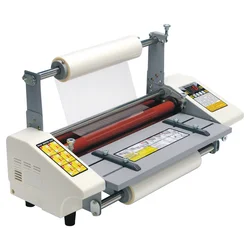 New 9350T A3+ Laminating Machine Four Roller Cold Hot Laminator Rolling Machine film photo Laminating Machine English Verion110V