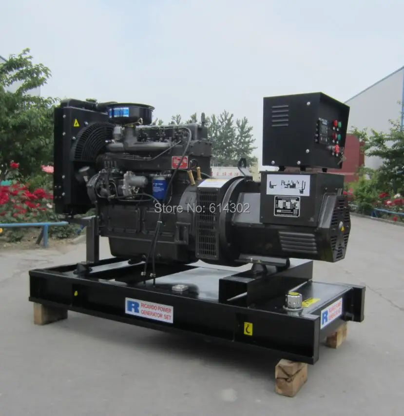 weichai Ricardo 30kw/37.5kva China diesel generator set with high quality brushless alternator