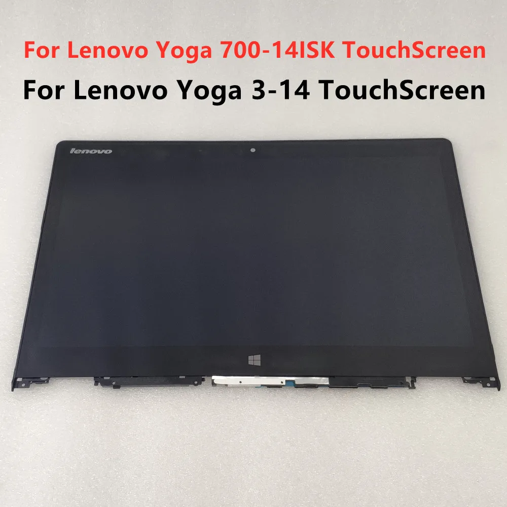 Replacement 5D10H35588 LCD ASSEMBLIES For Lenovo Yoga 3 14 Yoga 700 14isk LCD Display Touch Screen Assembly