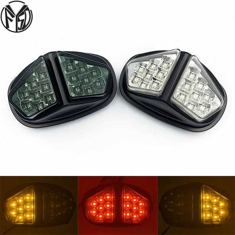 

Motorcycle Integrated LED Rear Tail Light Turn Signal Brake Light For Triumph Daytona 600 650 2004-2005 04 05 Motorcycle light