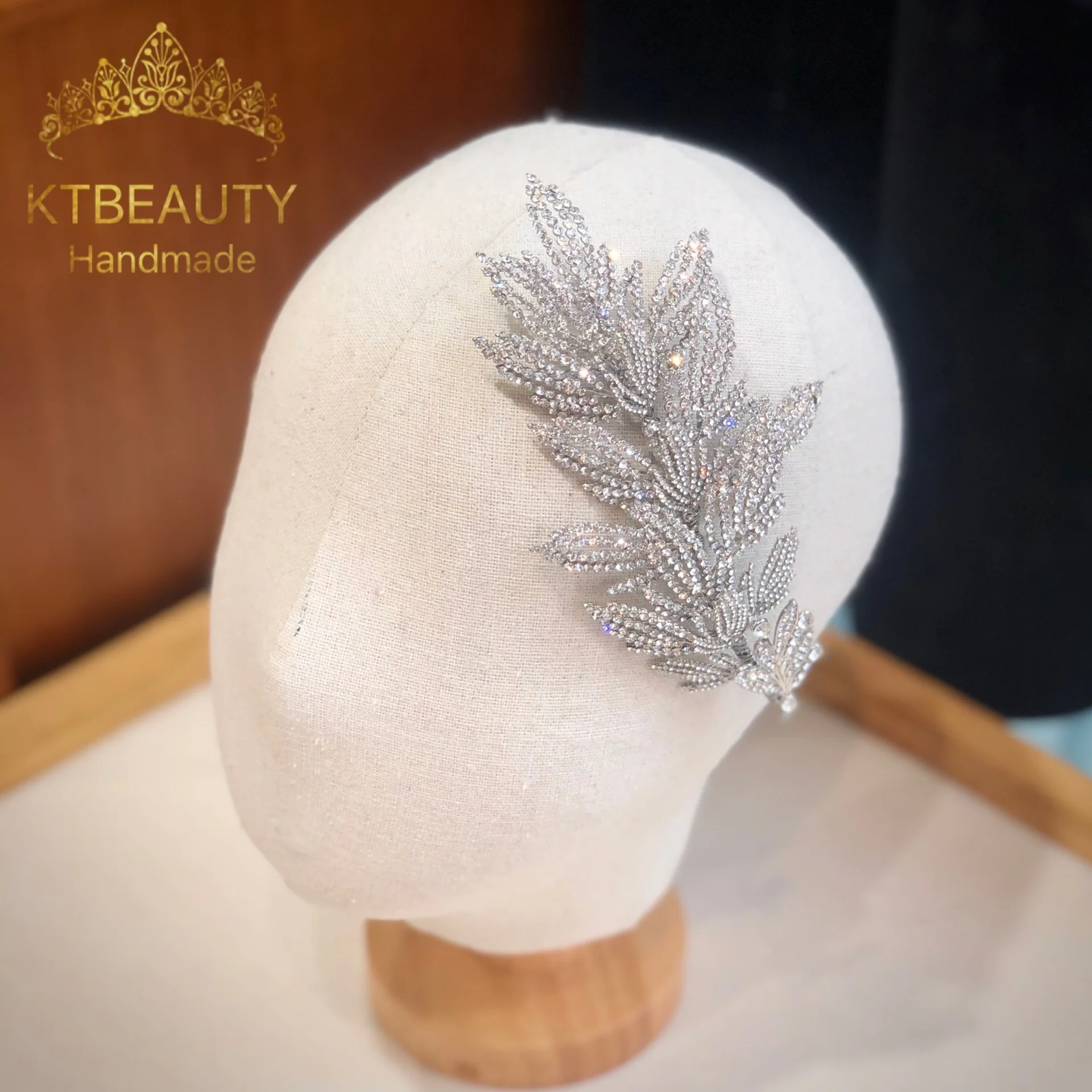 KTBEAUTY Headbands Hair Pin Trendy Guangdong Crystal Women Hairwear Star Hair Jewelry Diadem Genuine