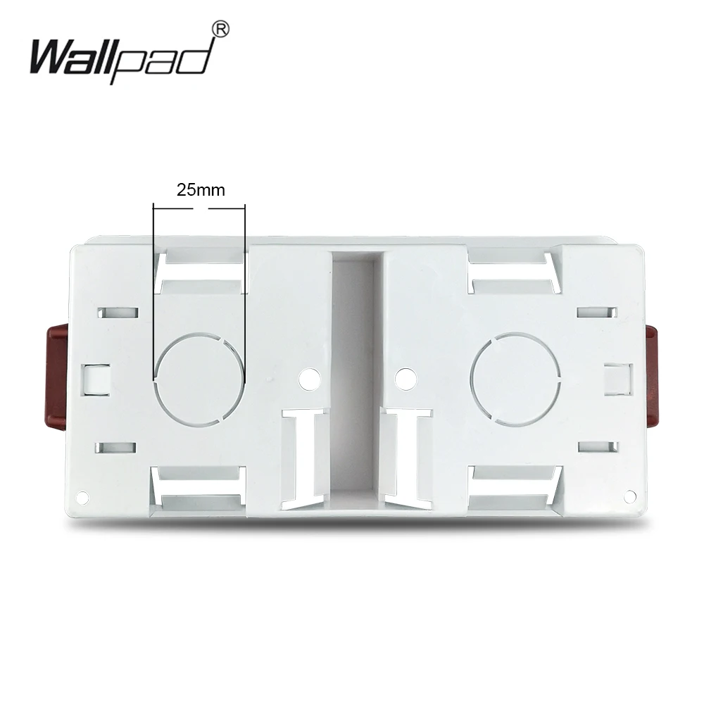 Dry Lining Mounting Box For Gypsum Board Plasterboard For 172x86mm Wall Switch Socket Panel 35mm Depth